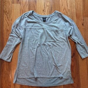 Calvin Klein Jeans Gray Long Sleeve Top